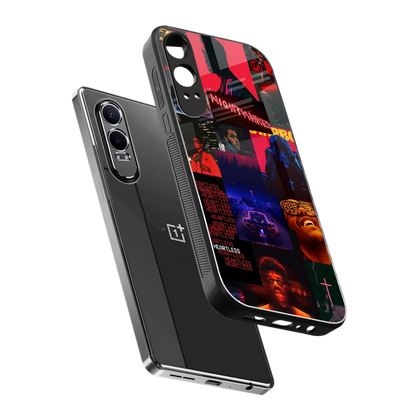 Heartless Vibes sleek oneplus nord ce 4 lite cover with tempered glass back and TPU edges