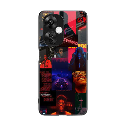 Heartless Vibes back phone cover | glass case for oneplus nord ce 3 lite