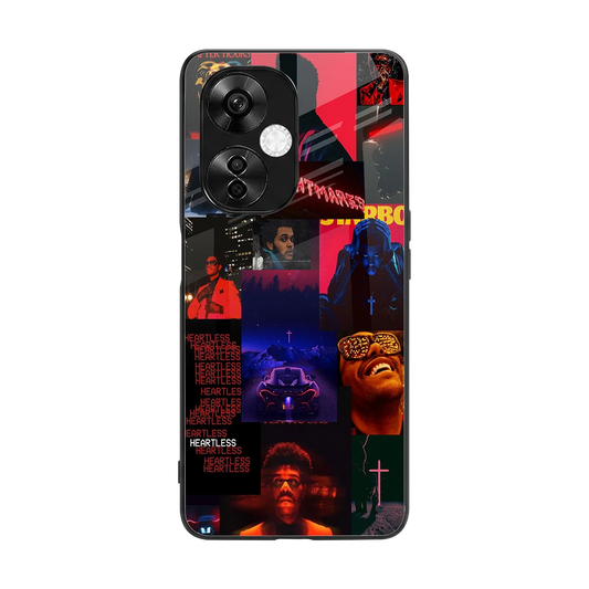 Heartless Vibes back phone cover | glass case for oneplus nord ce 3 lite