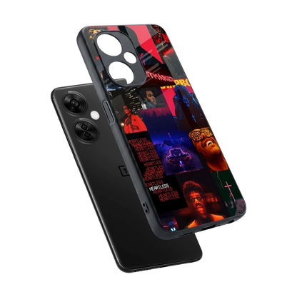 Heartless Vibes sleek oneplus nord ce 3 lite cover with tempered glass back and TPU edges