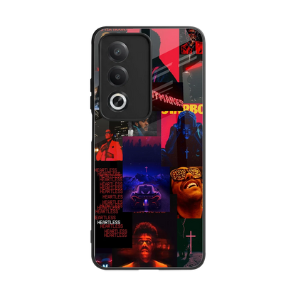 Heartless Vibes back phone cover | glass case for oppo a3 pro