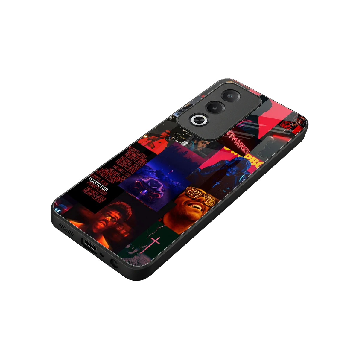 Heartless Vibes stylish phone case for oppo a3 pro | glossy glass and slim fit