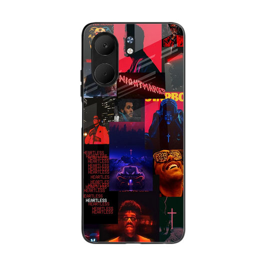 Heartless Vibes back phone cover | glass case for oppo a5x 5g