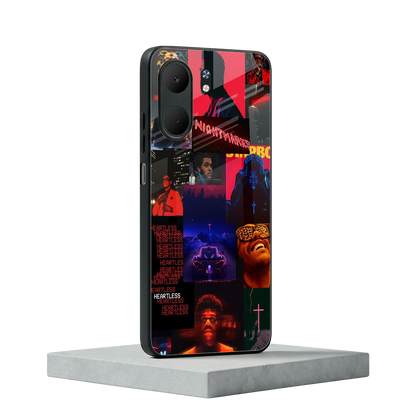Heartless Vibes oppo a5x 5g mobile cover | shockproof glass phone case