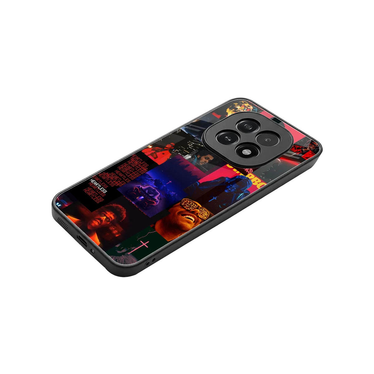 Heartless Vibes stylish phone case for oppo f29 5g | glossy glass and slim fit