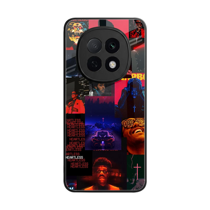 Heartless Vibes back phone cover | glass case for oppo f29 pro 5g