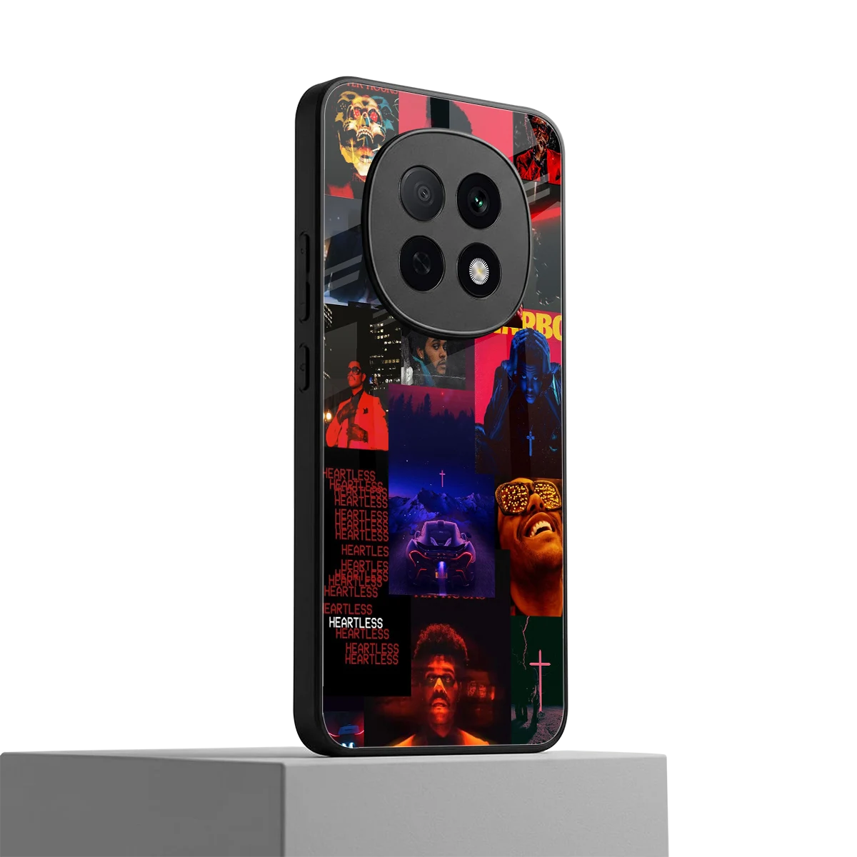 Heartless Vibes oppo f29 pro 5g mobile cover | shockproof glass phone case