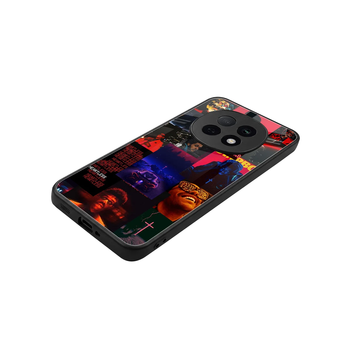 Heartless Vibes stylish phone case for oppo f29 pro 5g | glossy glass and slim fit