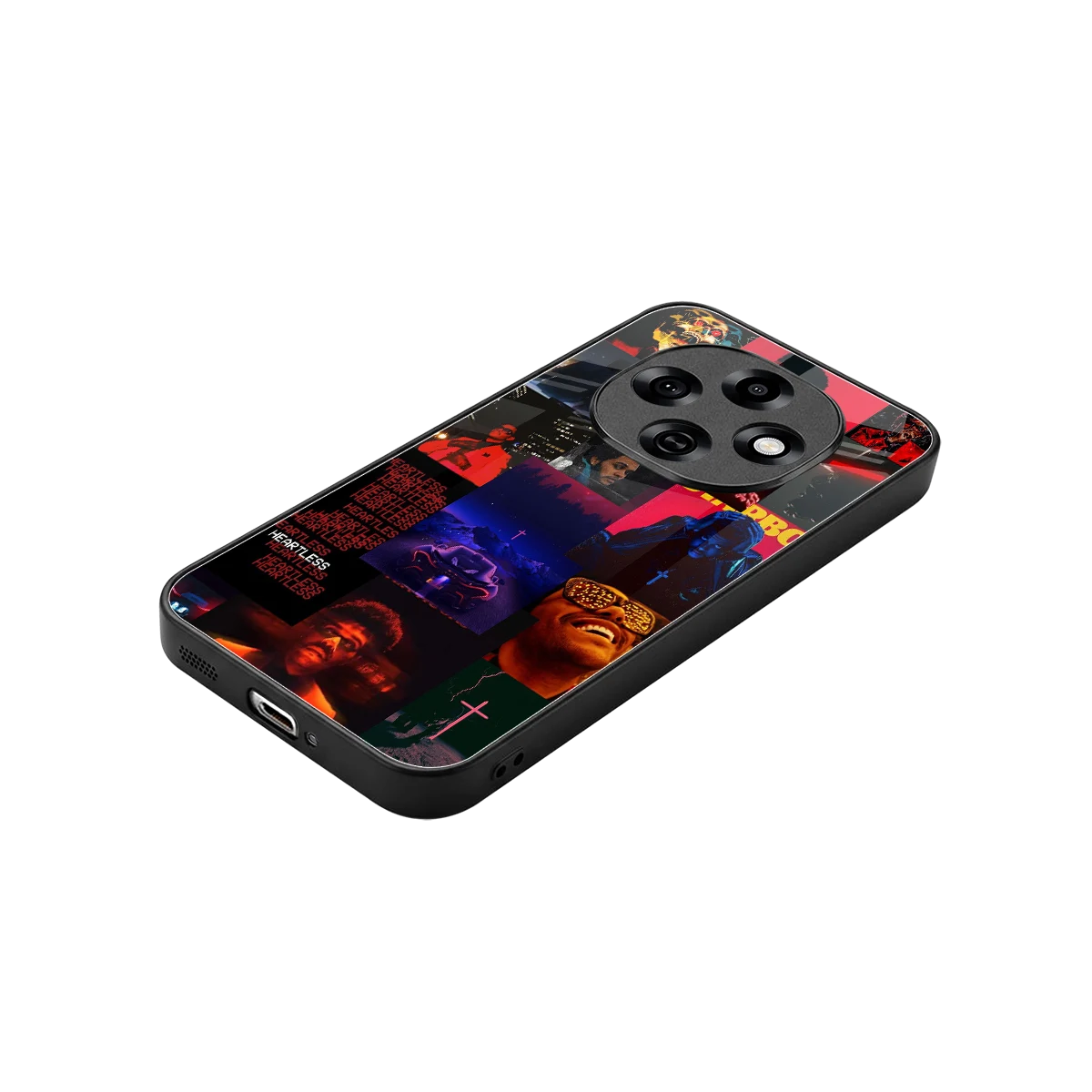 Heartless Vibes stylish phone case for oppo f31 pro 5g | glossy glass and slim fit