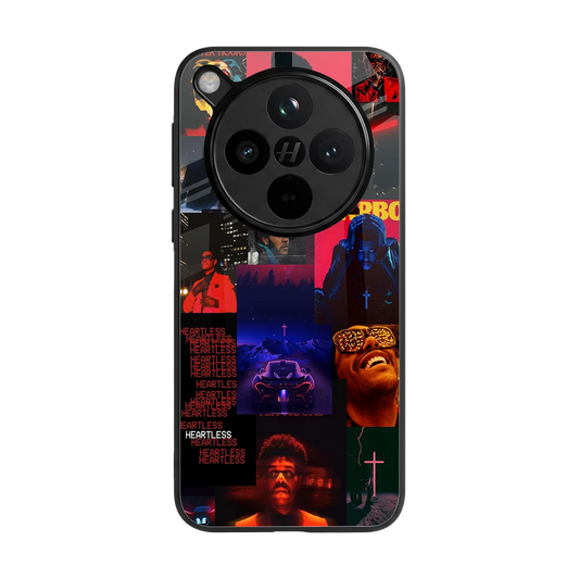 Heartless Vibes back phone cover | glass case for oppo find x8