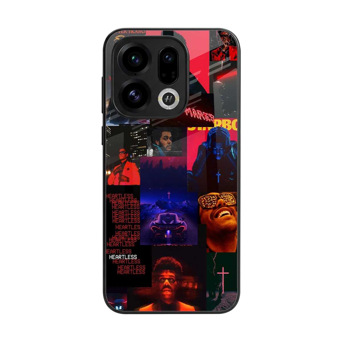 Heartless Vibes back phone cover | glass case for oppo find x9