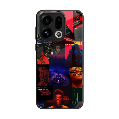 Heartless Vibes back phone cover | glass case for oppo find x9