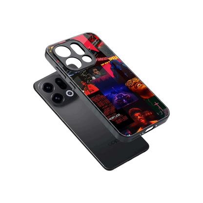 Heartless Vibes sleek oppo find x9 cover with tempered glass back and TPU edges