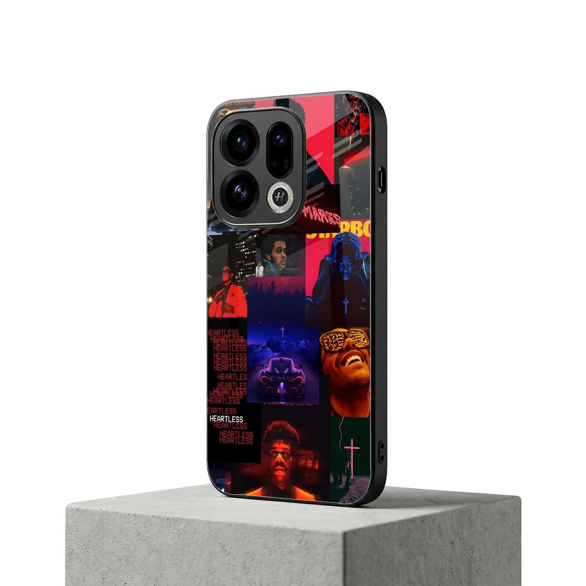Heartless Vibes oppo find x9 mobile cover | shockproof glass phone case