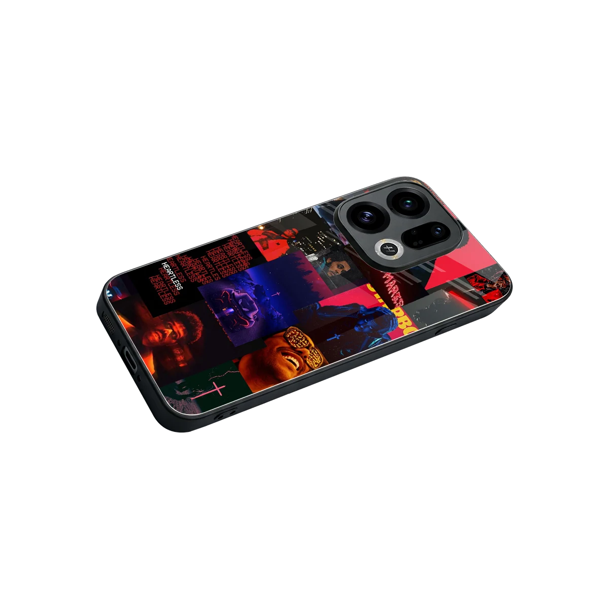 Heartless Vibes stylish phone case for oppo find x9 | glossy glass and slim fit