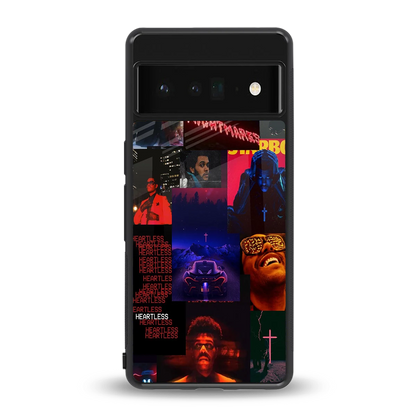 Heartless Vibes back phone cover | glass case for google pixel 6 pro
