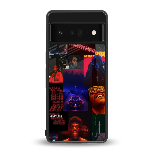 Heartless Vibes back phone cover | glass case for google pixel 6 pro