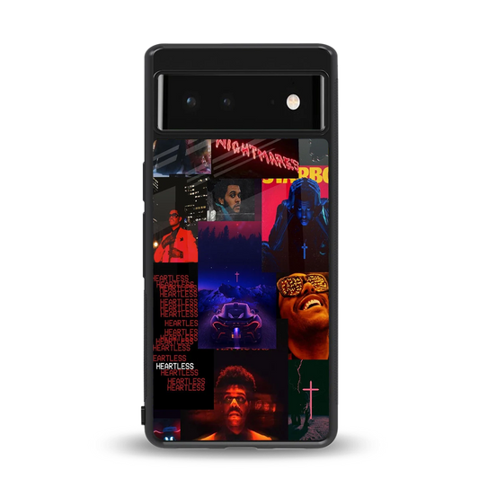 Heartless Vibes back phone cover | glass case for google pixel 6