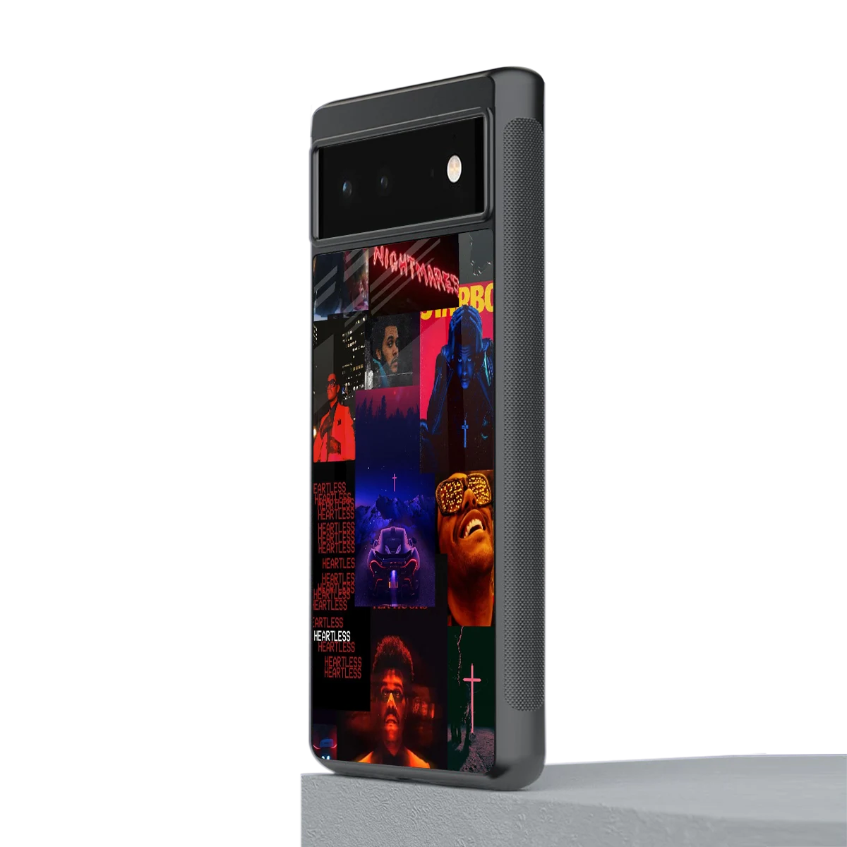 Heartless Vibes stylish phone case for google pixel 6a | glossy glass and slim fit