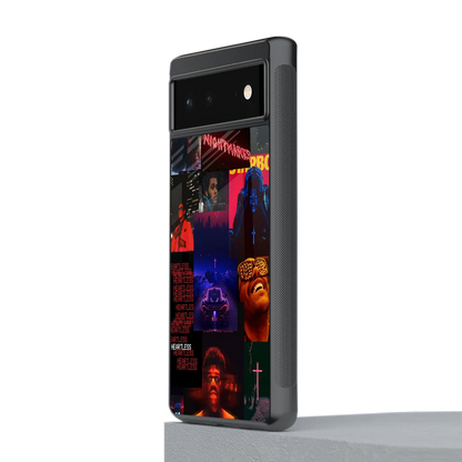 Heartless Vibes stylish phone case for google pixel 6a | glossy glass and slim fit