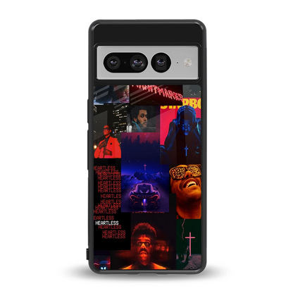Heartless Vibes back phone cover | glass case for google pixel 7 pro