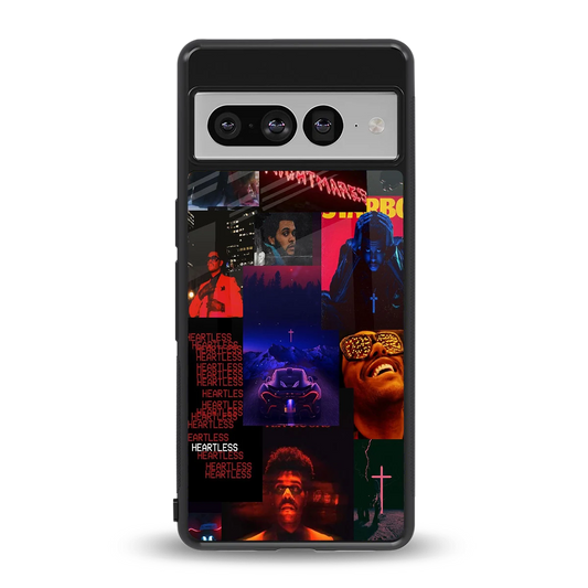 Heartless Vibes back phone cover | glass case for google pixel 7 pro