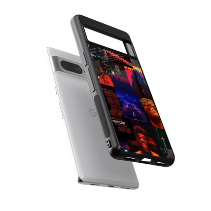 Heartless Vibes sleek google pixel 7 pro cover with tempered glass back and TPU edges