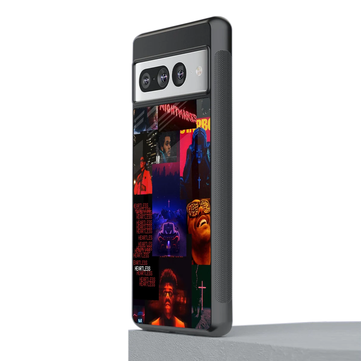 Heartless Vibes stylish phone case for google pixel 7 pro | glossy glass and slim fit