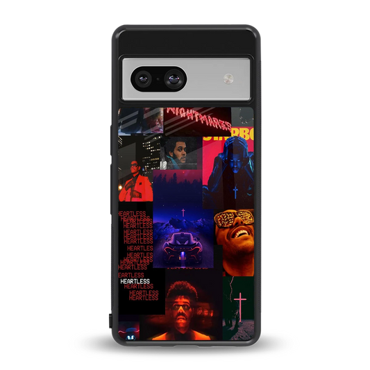 Heartless Vibes back phone cover | glass case for google pixel 7a
