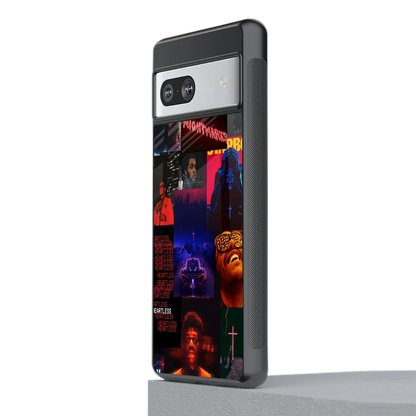 Heartless Vibes stylish phone case for google pixel 7a | glossy glass and slim fit