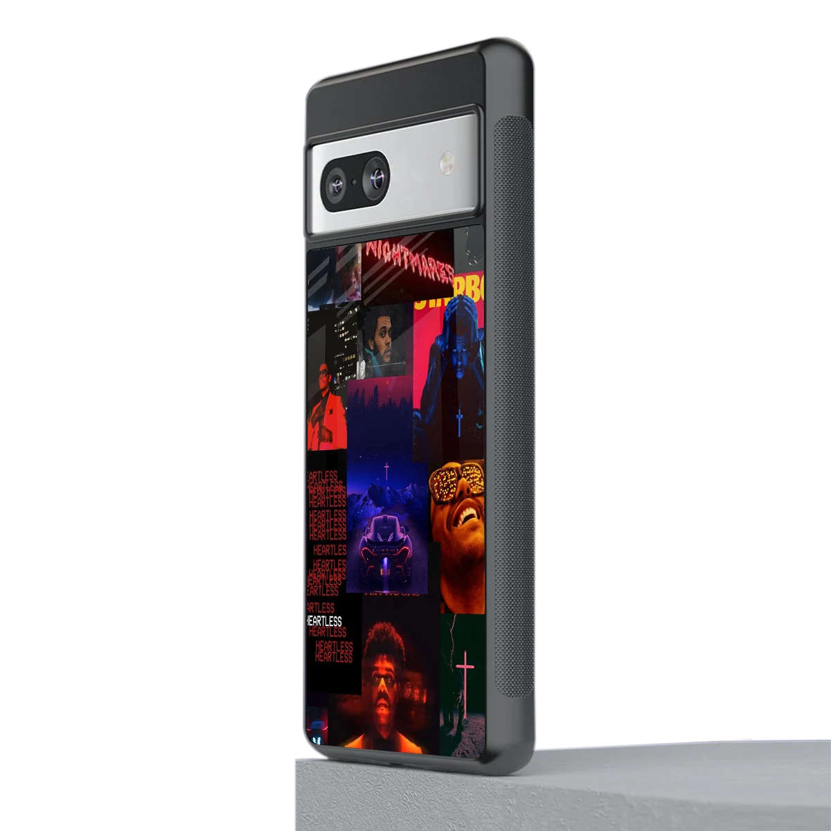 Heartless Vibes stylish phone case for google pixel 7 | glossy glass and slim fit