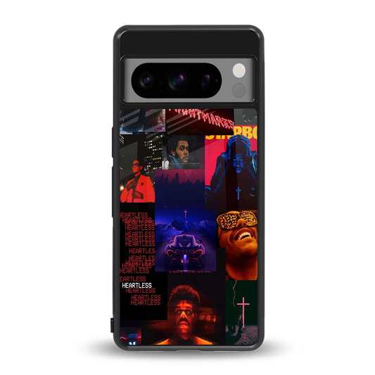 Heartless Vibes back phone cover | glass case for google pixel 8 pro