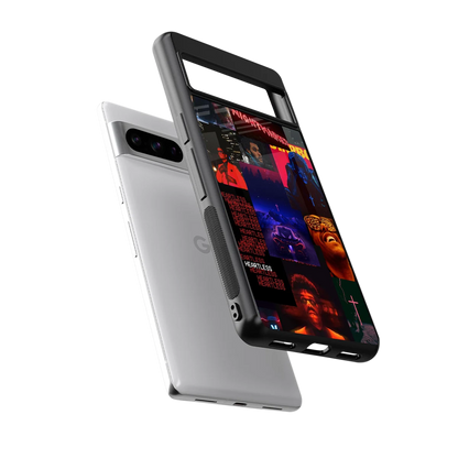 Heartless Vibes sleek google pixel 8 pro cover with tempered glass back and TPU edges