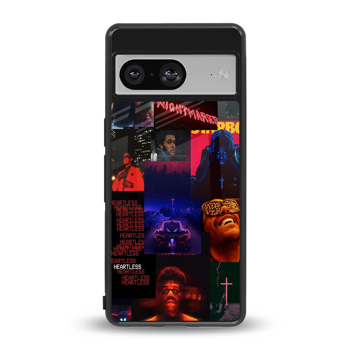 Heartless Vibes back phone cover | glass case for google pixel 8
