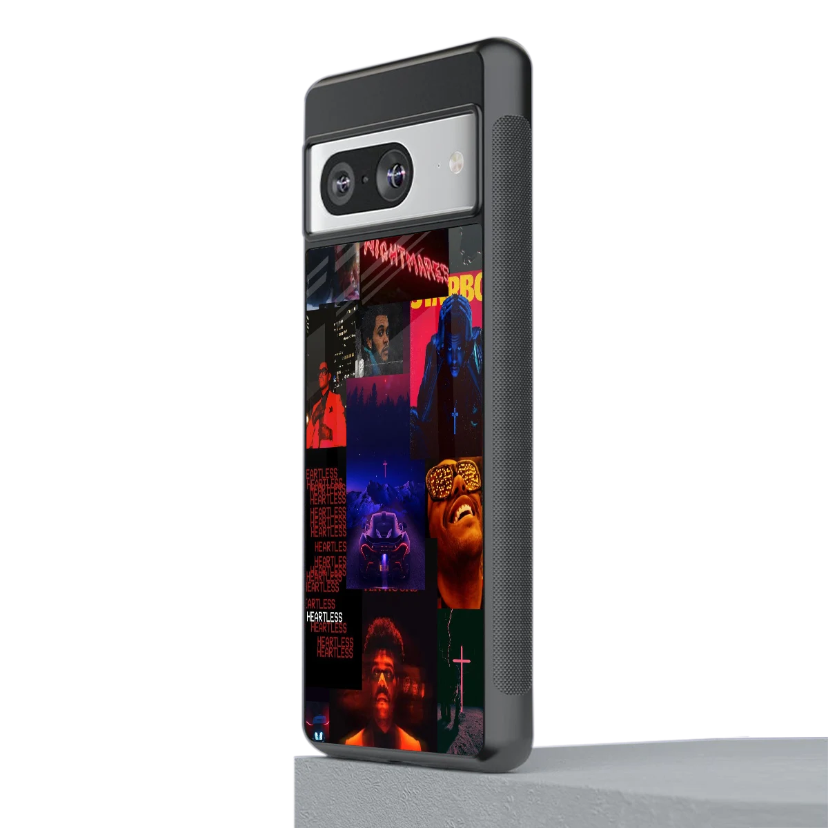Heartless Vibes stylish phone case for google pixel 8 | glossy glass and slim fit