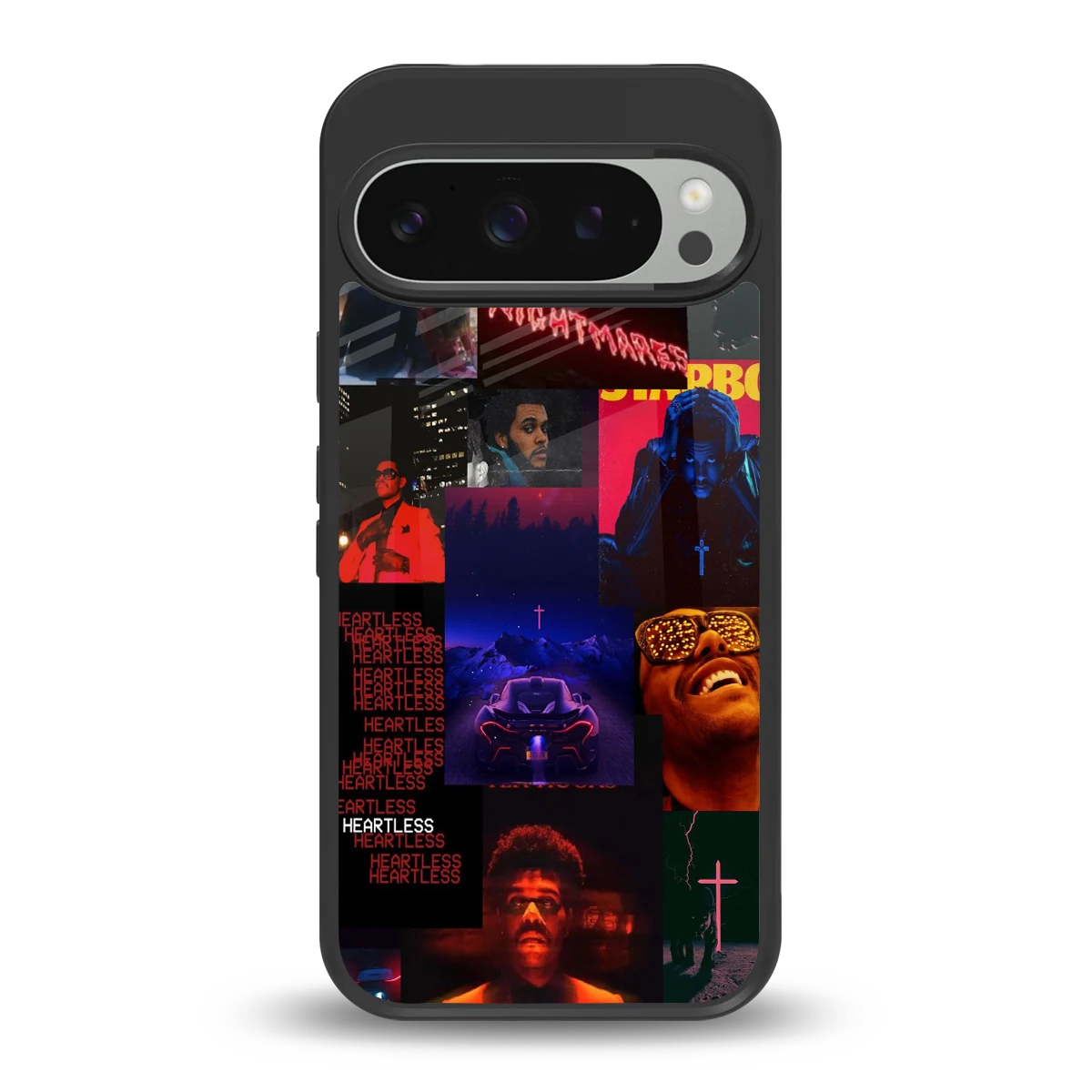 Heartless Vibes back phone cover | glass case for google pixel 9 pro