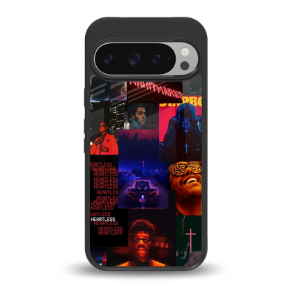 Heartless Vibes back phone cover | glass case for google pixel 9 pro