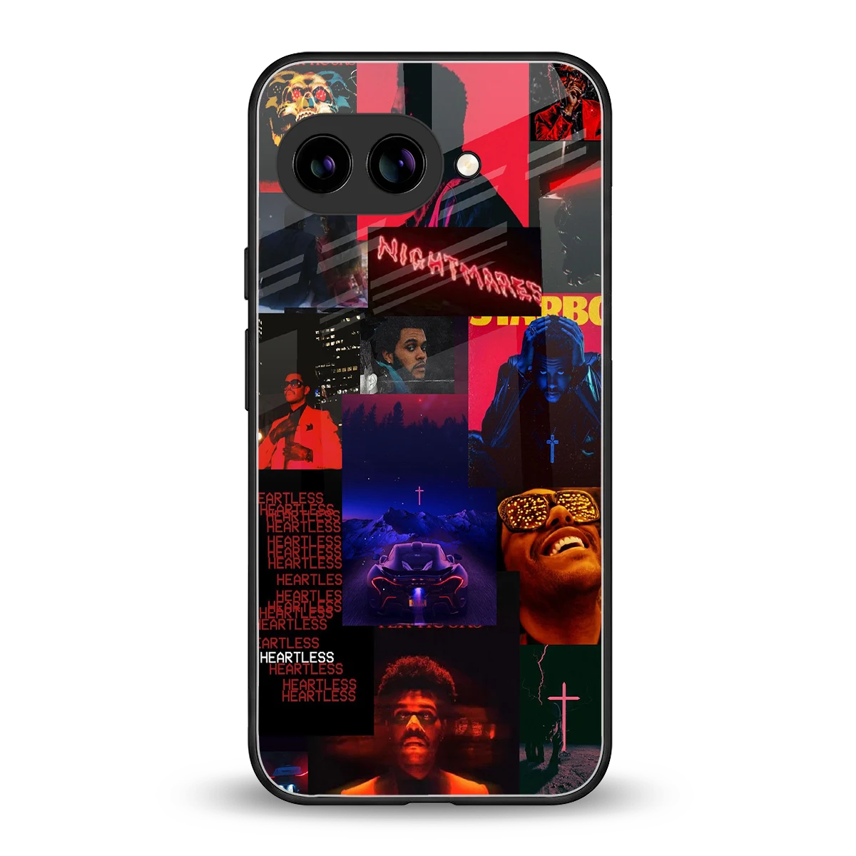 Heartless Vibes back phone cover | glass case for google pixel 9a