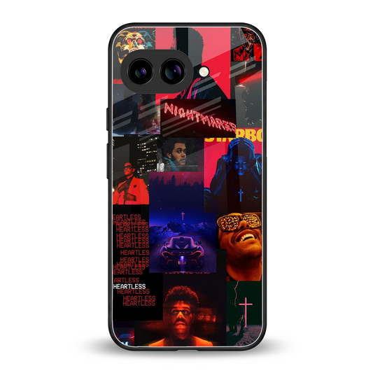 Heartless Vibes back phone cover | glass case for google pixel 9a
