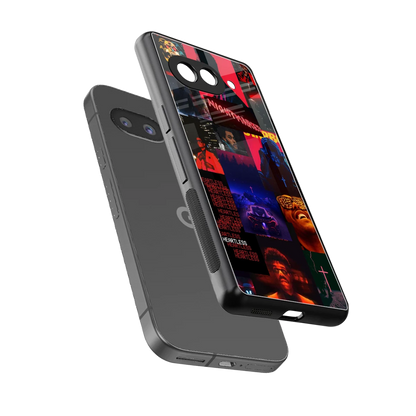 Heartless Vibes sleek google pixel 9a cover with tempered glass back and TPU edges