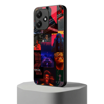 Heartless Vibes redmi 12 5g mobile cover | shockproof glass phone case