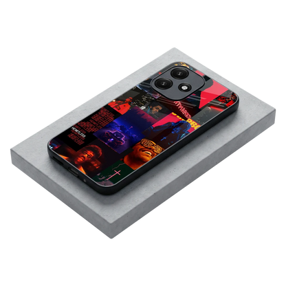 Heartless Vibes stylish phone case for redmi 12 5g | glossy glass and slim fit