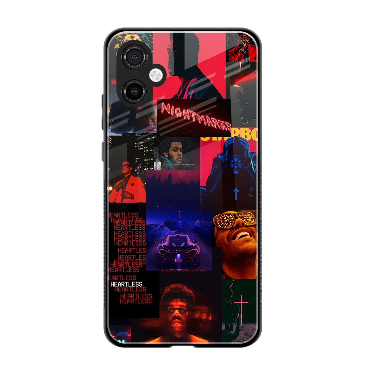 Heartless Vibes back phone cover | glass case for samsung galaxy a06 5g