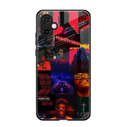 Heartless Vibes back phone cover | glass case for samsung galaxy a06 5g