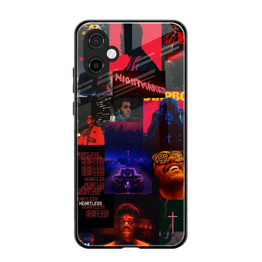 Heartless Vibes back phone cover | glass case for samsung galaxy a06 5g