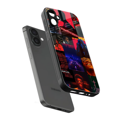 Heartless Vibes sleek samsung galaxy a06 5g cover with tempered glass back and TPU edges