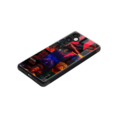 Heartless Vibes stylish phone case for samsung galaxy a06 5g | glossy glass and slim fit