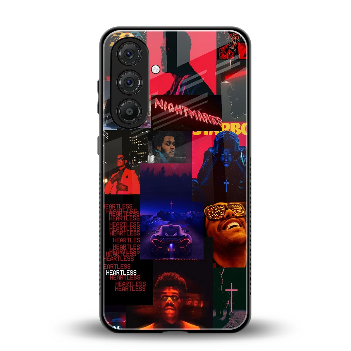 Heartless Vibes back phone cover | glass case for samsung galaxy m35 5g