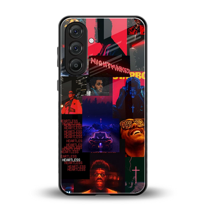 Heartless Vibes back phone cover | glass case for samsung galaxy m35 5g