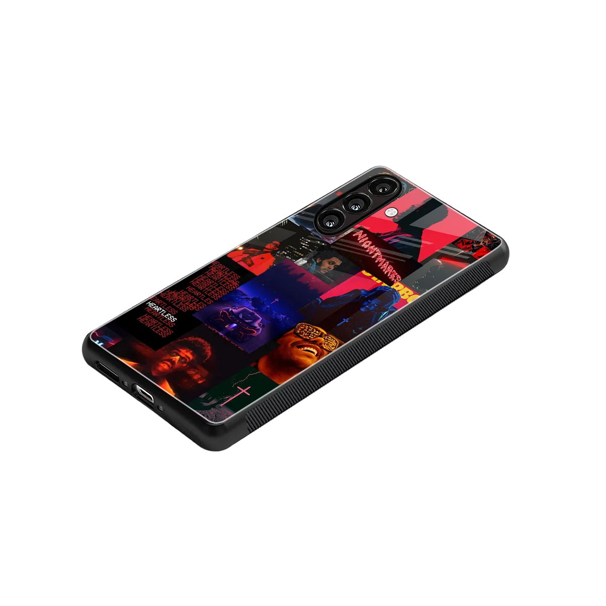 Heartless Vibes stylish phone case for samsung galaxy m35 5g | glossy glass and slim fit
